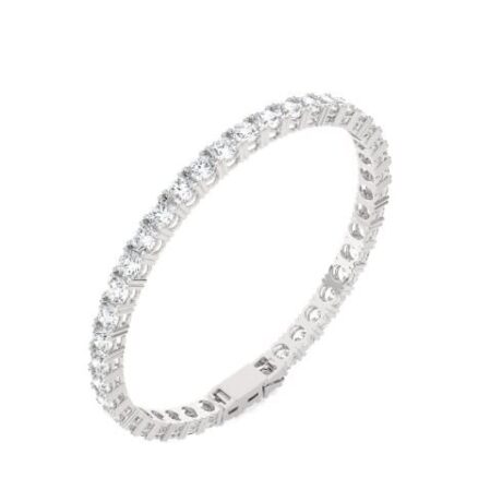 Bracciale Ama in Oro bianco Diamante Lab Grown AMA-BR-1000-74-1-17.5-0.05