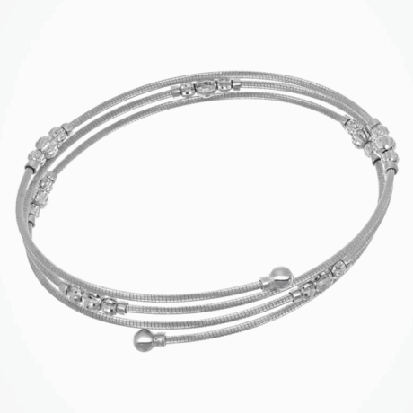 Bracciale Desmos Donna CRYSTAL FLEXI in Argento CRYSYAL FLEXI MOLLA W 18