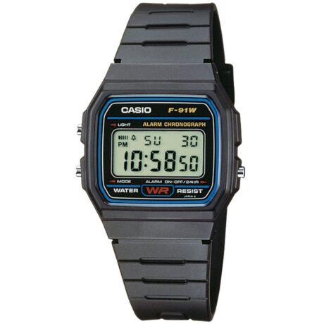Orologio Casio TIMELESS COLLECTION in Resina F-91W-1YEG