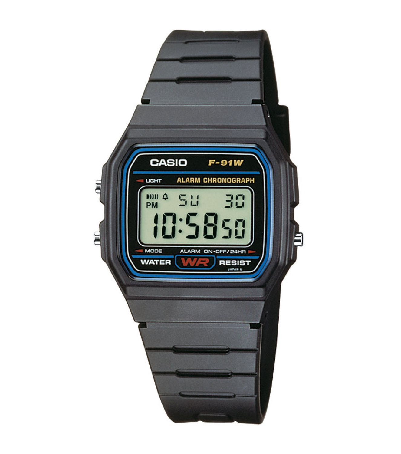 Orologio Casio TIMELESS COLLECTION in Resina F-91W-1YEG