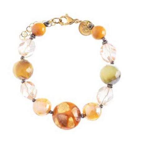 Bracciale MurrinaMurano Venezia Donna Aura in Acciaio Pietre dure GM0278005