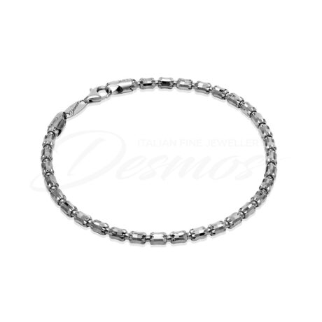 Bracciale Desmos in Argento BARREL CRYSTAL 3 GM 16,5