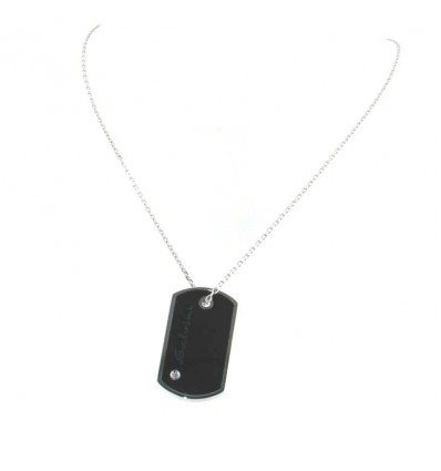 Collana Salvini Uomo Code in Oro bianco Diamante 20022890