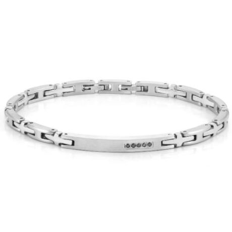 Bracciale Nomination Uomo in Acciaio Diamante 028315/001