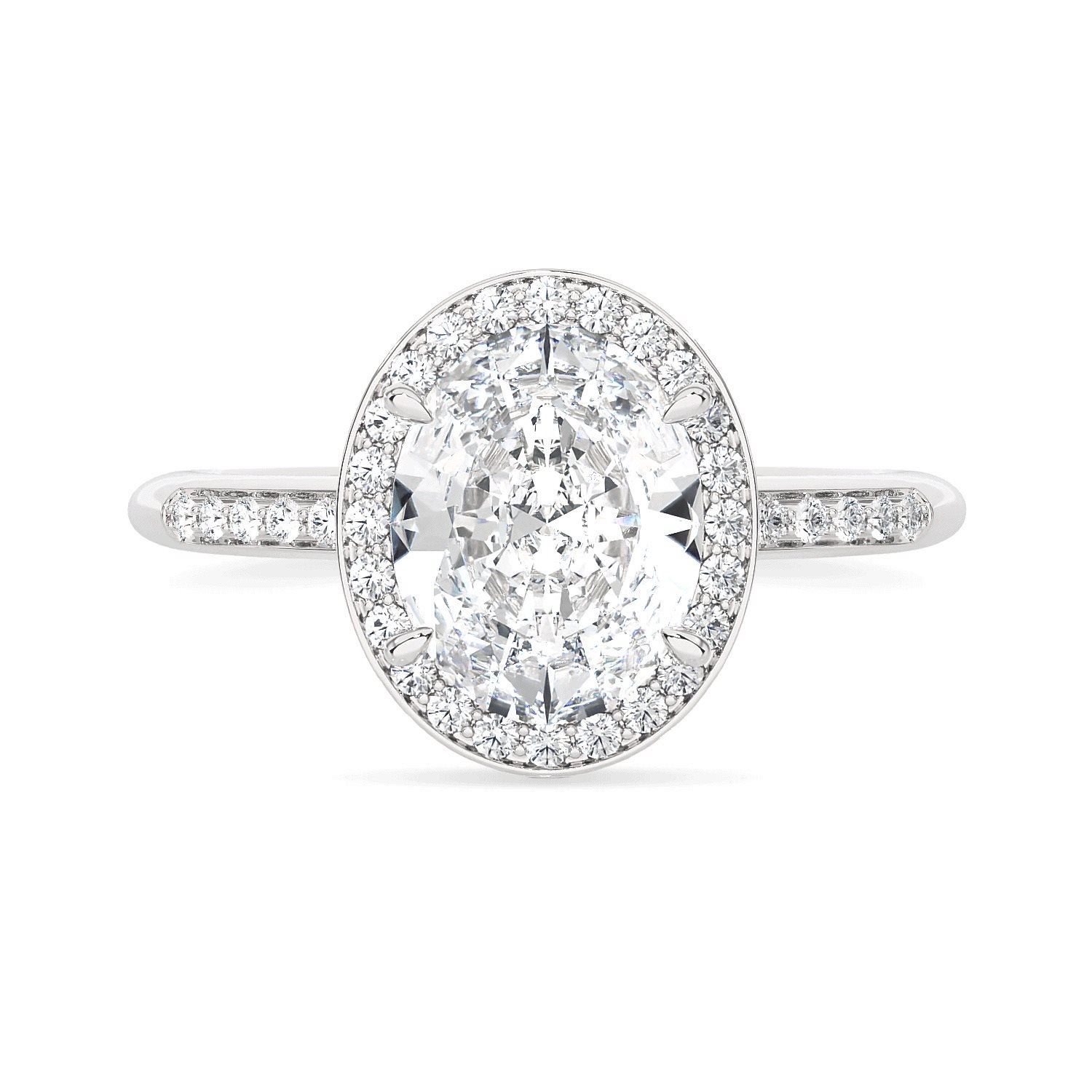 Anello Ama Donna in Oro bianco Diamante Lab Grown AMA-AN-302-16 - immagine 2