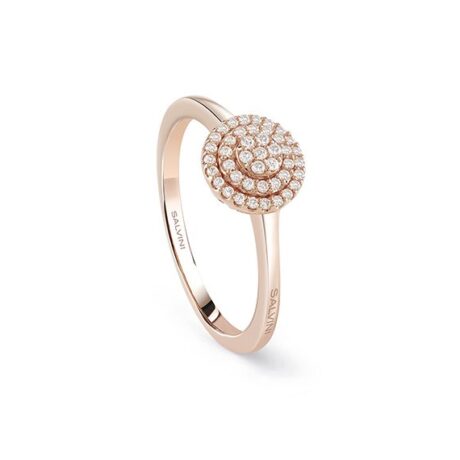 Anello Salvini Donna Bagliori in Oro rosa Diamante 20089346
