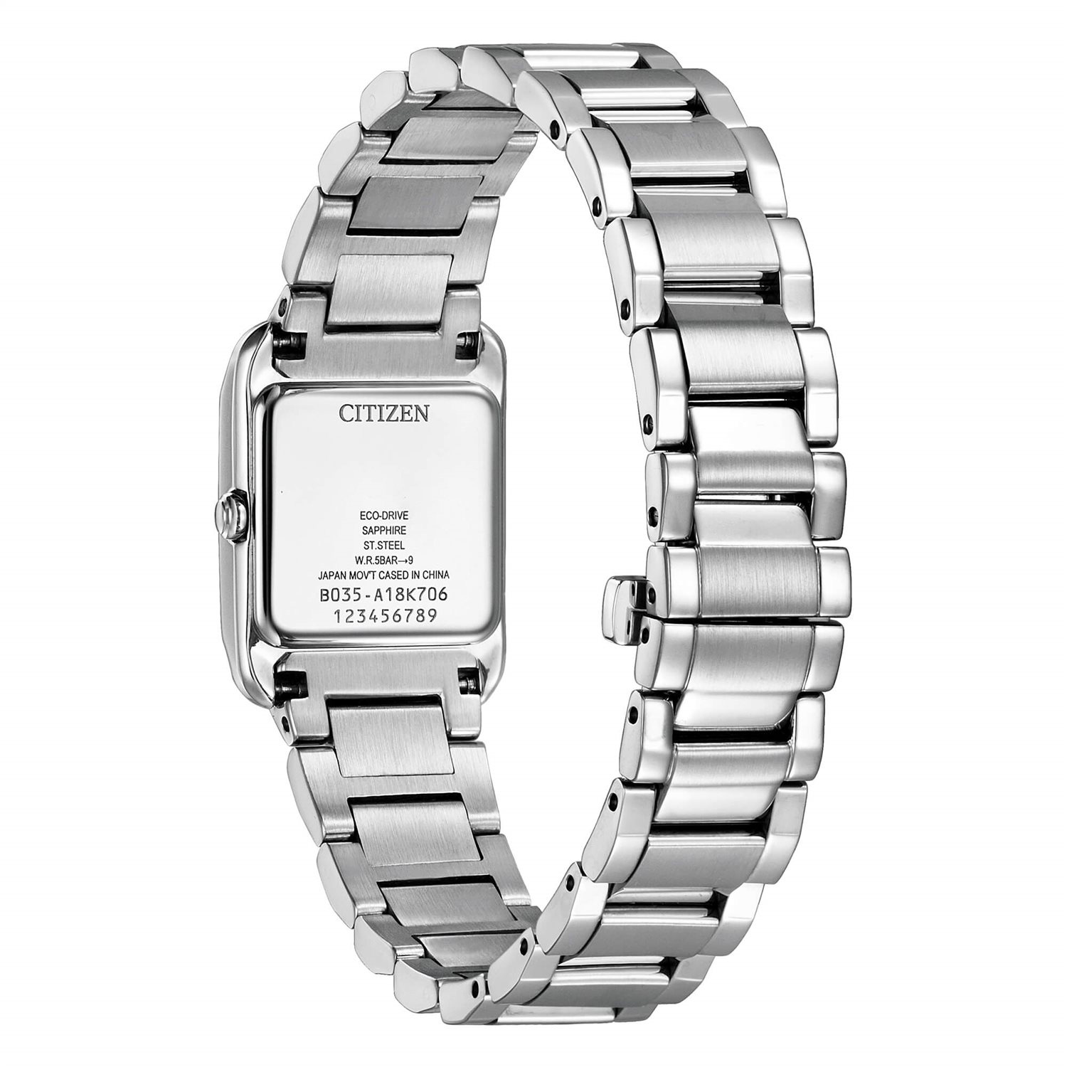 Orologio Citizen Donna Citizen Lady Square in Acciaio EW5600-87D - immagine 2