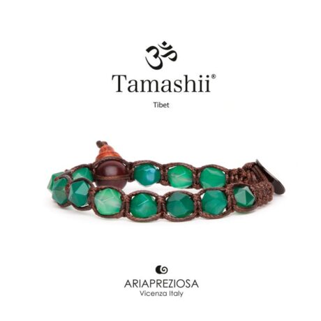 Bracciale Tamashii Diamond Cut in Pietre dure Agata BHS911-140