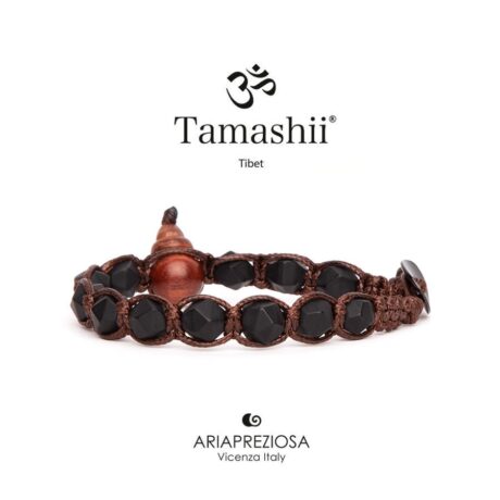 Bracciale Tamashii Diamond Cut in Pietre dure Onice BHS911-64