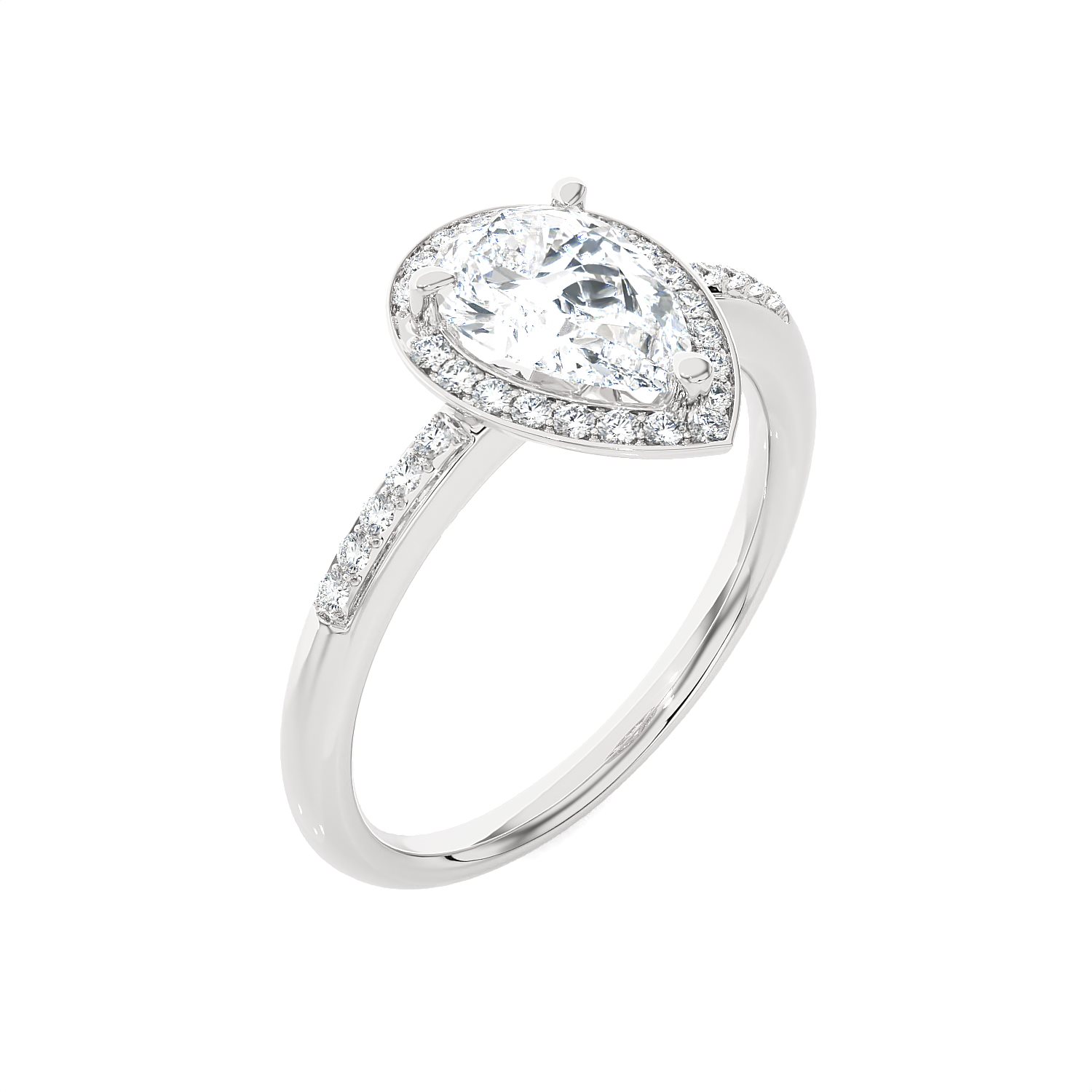 Anello Ama Donna in Oro bianco Diamante Lab Grown AMA-AN-202-16 - immagine 2