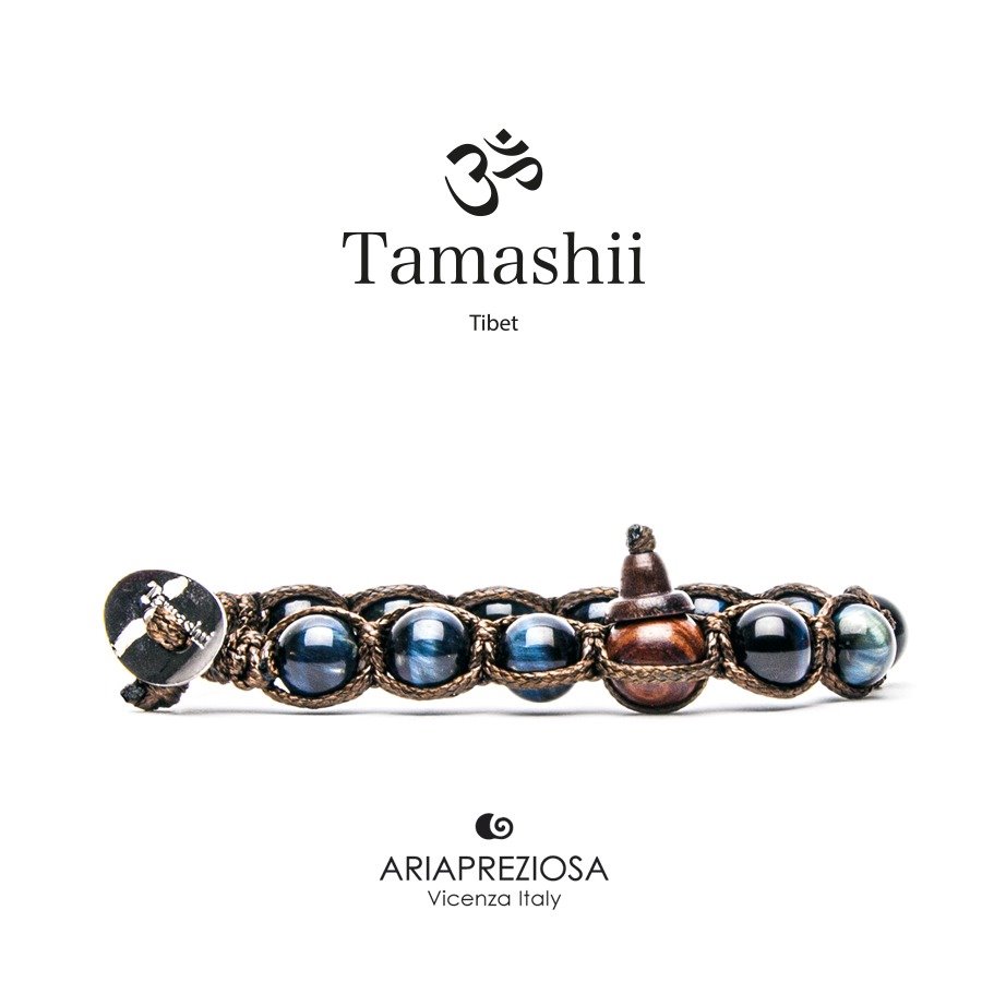 Bracciale Tamashii Classic in Pietre dure Occhio di falco BHS900-245 - immagine 2