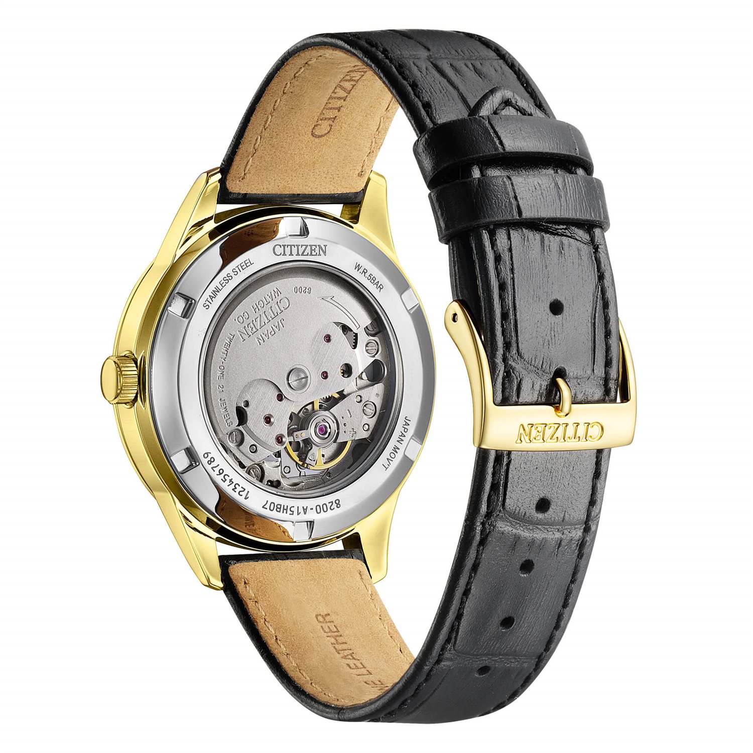 Orologio Citizen Uomo OF Automatico in Acciaio placcato oro giallo NY4059-09A - immagine 2