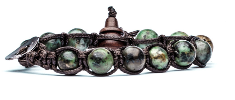 Bracciale Tamashii Classic in Pietre dure Turchese africano BHS900-75