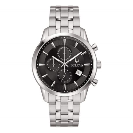 Orologio Bulova Uomo Sutton  Chrono in Acciaio 96B412