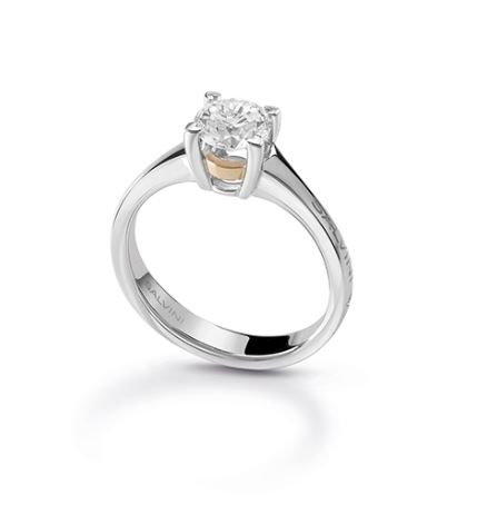 Anello Salvini Donna Battito in Oro bianco Diamante 20074772
