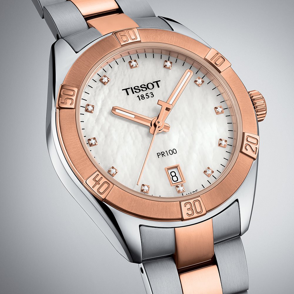 Orologio Tissot Donna Pr 100 Sport Chic in Acciaio T1019102211600 - immagine 4