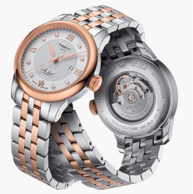 Orologio Tissot Donna Le Locle Automatic in Acciaio placcato oro rosa T0062072203600 - immagine 3
