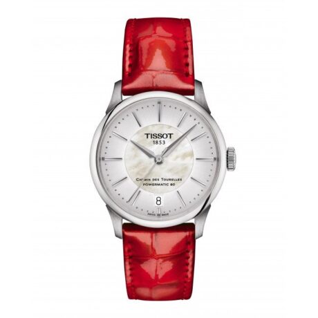 Orologio Tissot Donna Chemin Des Tourelles Powermatic 80 in Acciaio T1392071611100