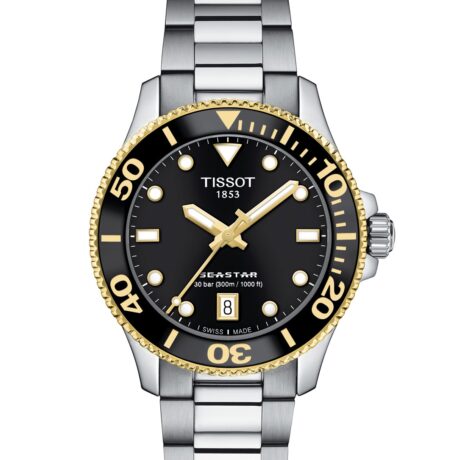 Orologio Tissot Seastar 1000 Quartz in Acciaio T1202102105100