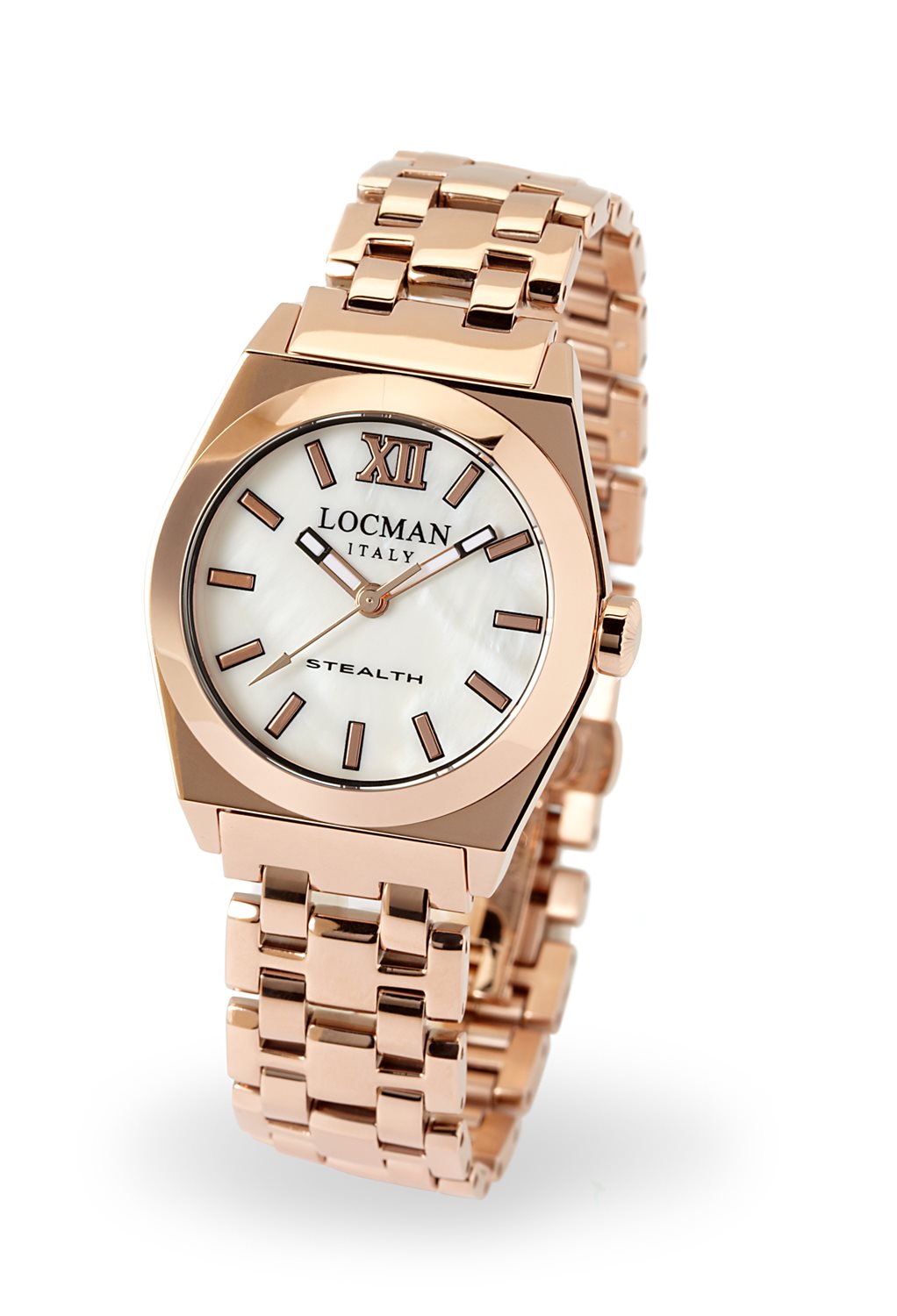 Orologio Locman Donna Stealth in Acciaio placcato oro rosa 0204RGMWF5N0BRG - immagine 3